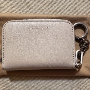 Authentic Burberry Zip Up Card Wallet Card Holder